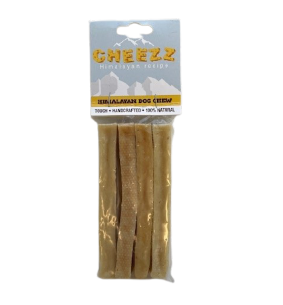 Himalayan Dog Chew CHEEZZ bones - 3 packages of 4 extra small +/- 28 gram in a bag (12 chews in total)