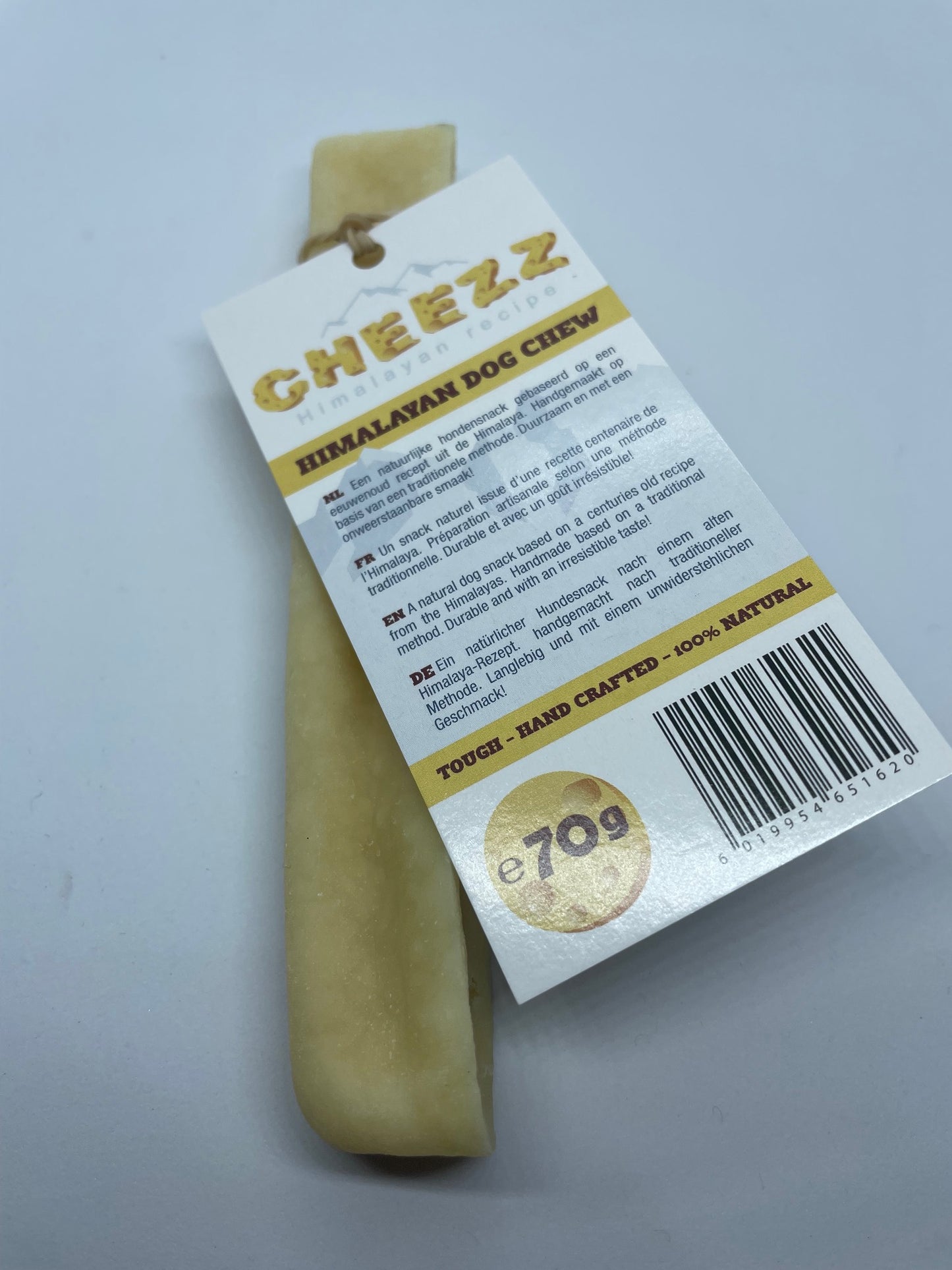 Himalayan Dog Chew CHEEZZ +/- 70 gram for medium dogs   (5 pieces)